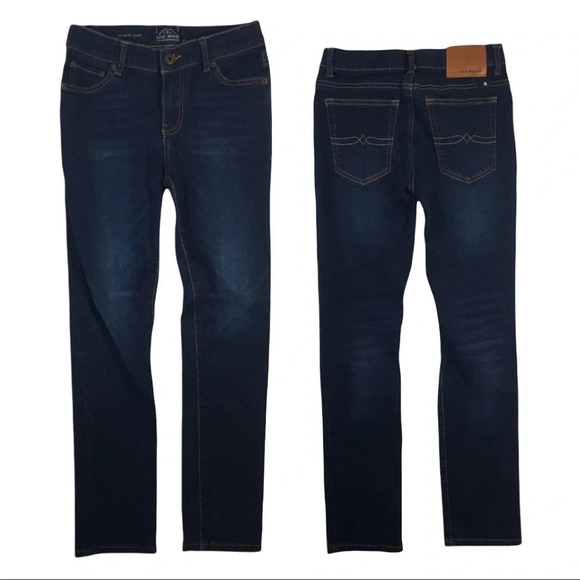 WJ351 Girls Lucky Brand Authentic Skinny Jeans 12 - Picture 1 of 6